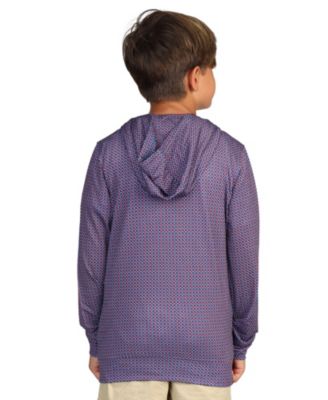 Boys Footballs Printed Performance Hoodie