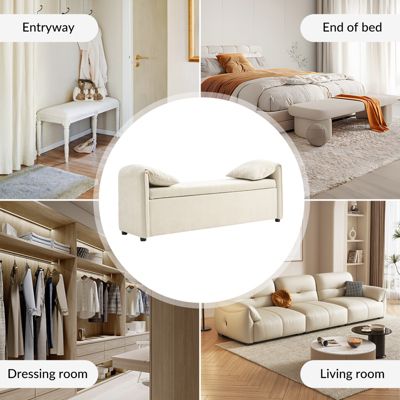 Alberto Modern Storage Bench with Ample Storage Space