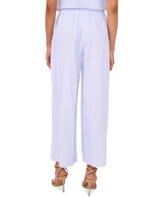 Women's Drawstring Pull-On Wide-Leg Pants