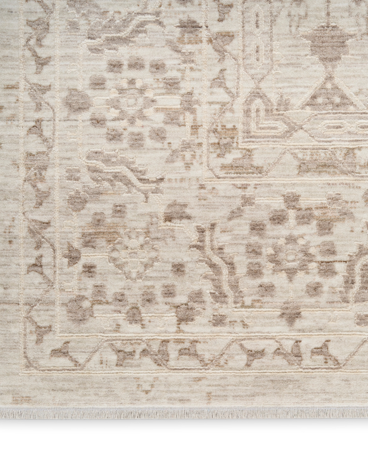Nourison Home Shadows Shw05 10'x13' Area Rug In Neutral