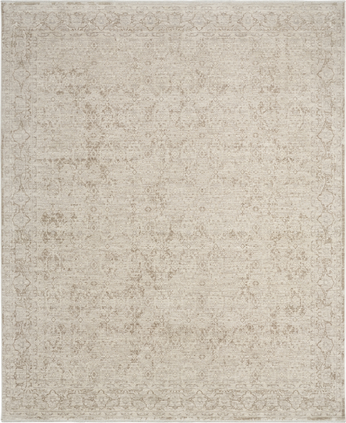 Nourison Home Shadows Shw04 7'10"x9'10" Area Rug In Neutral