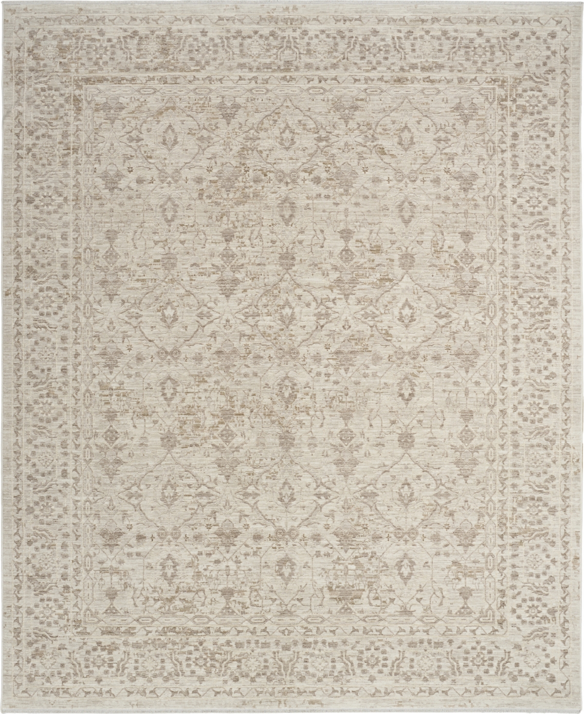 Nourison Home Shadows Shw05 10'x13' Area Rug In Neutral