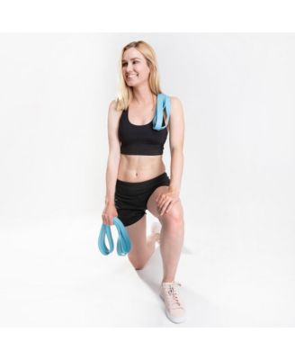 100% Latex-Free Organic Rubber Power Resistance Bands - 50lbs (Pair of 2)