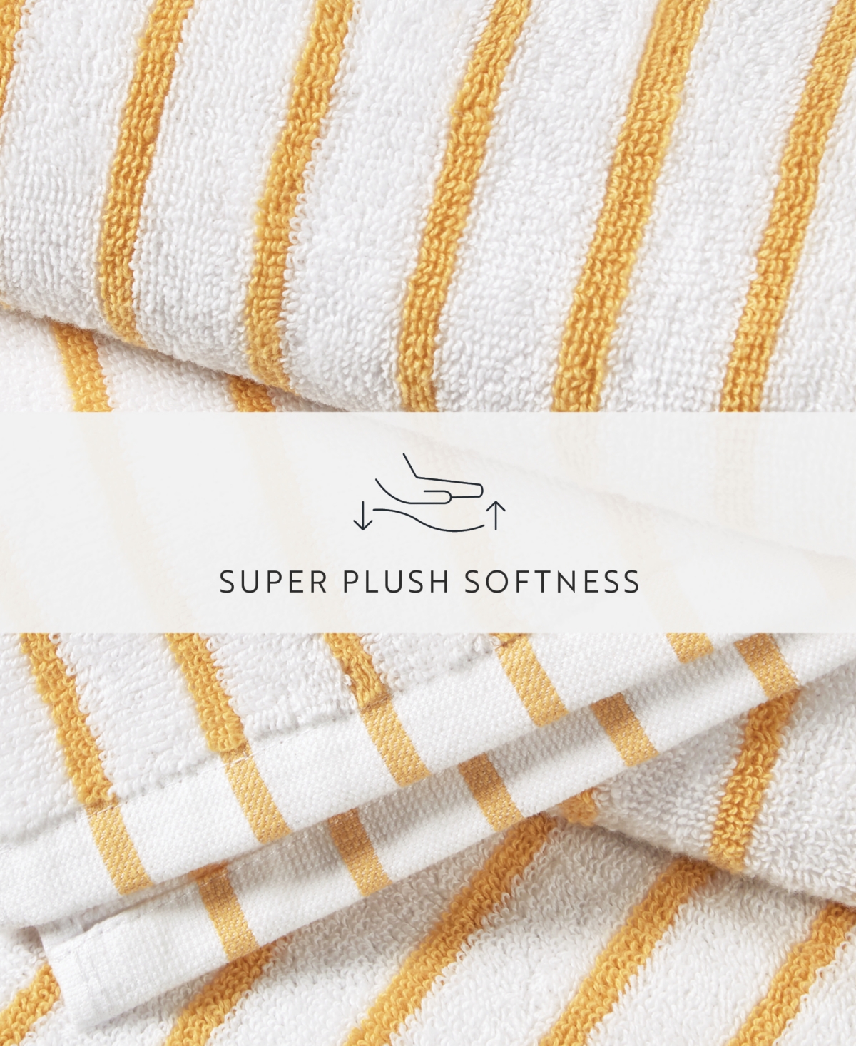 Ienjoy Home Cabana Stripe Cotton 2-pack Beach Towels, 30" X 70"