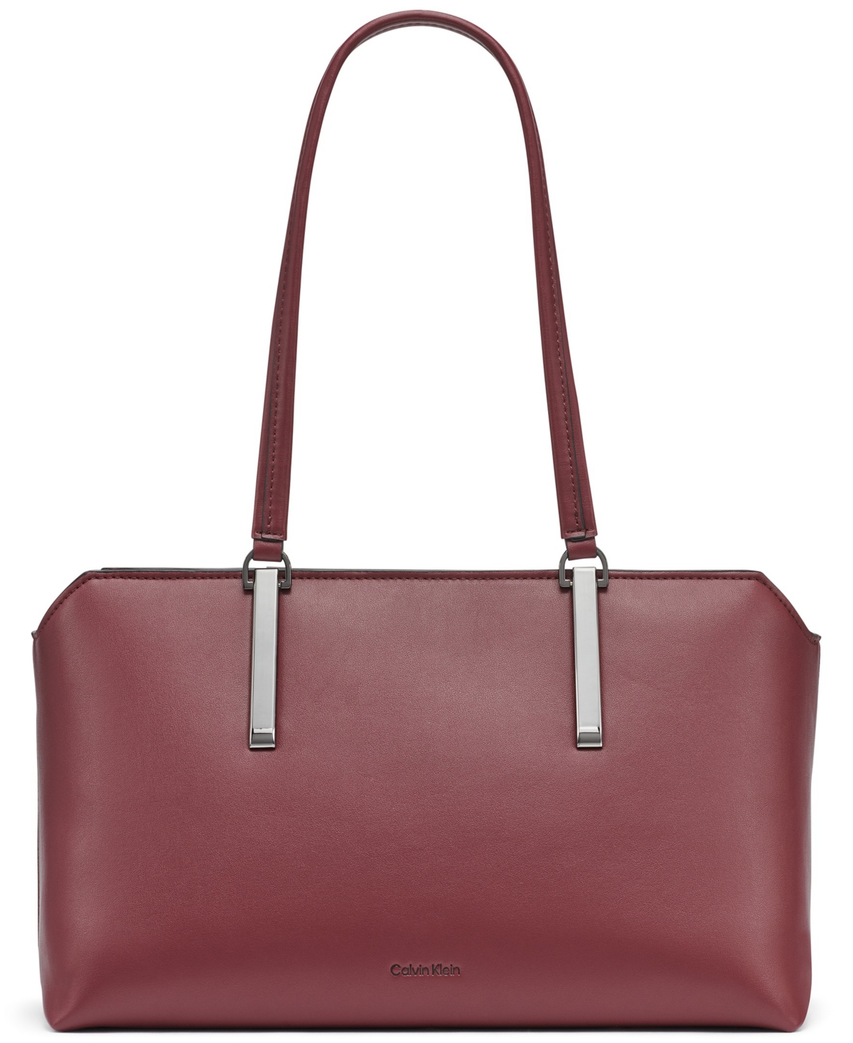 Lori Top Zipper Tote Bag - Black, Silver