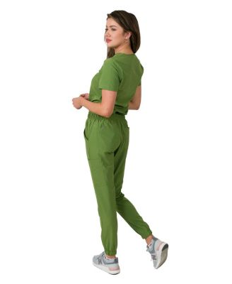 Women's Olivia 4 Pocket Top Gathered Jogger Pants Set