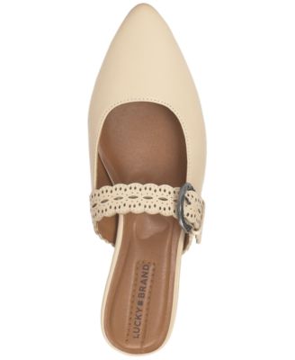 Women's Nicona Eyelet Buckle Mule Flats