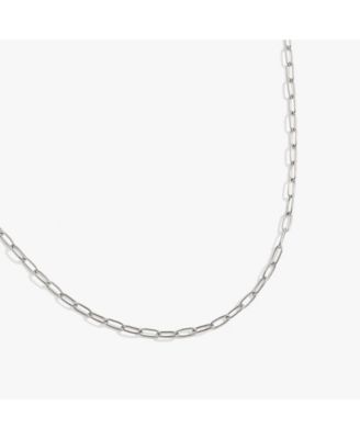 Paperclip Charm Layering Necklace