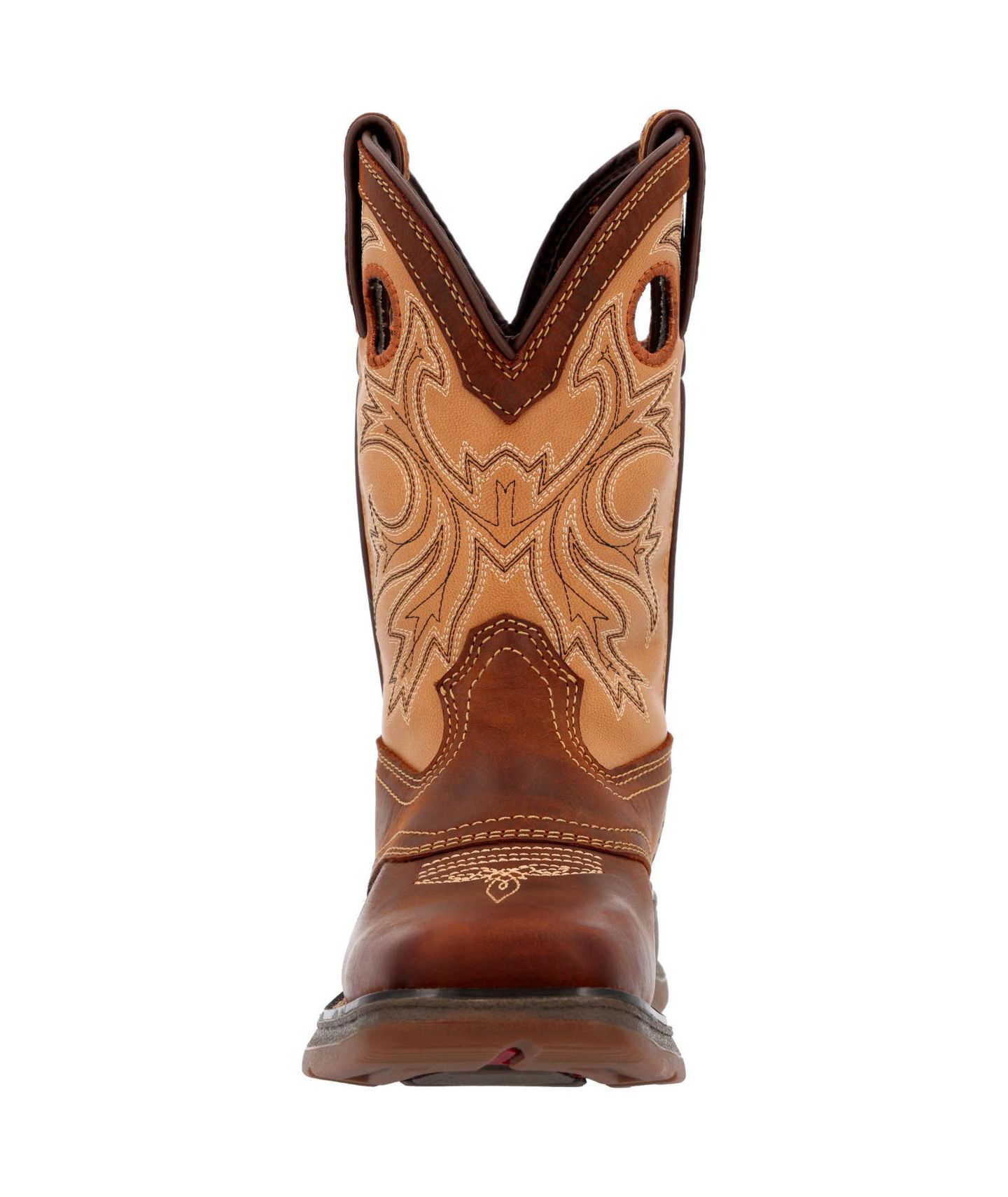 Детские ботинки Durango Lil Rebel by Big Kids Brown Tan Western Boot, цвет: Коричневый / Светло-коричневый — фото 2