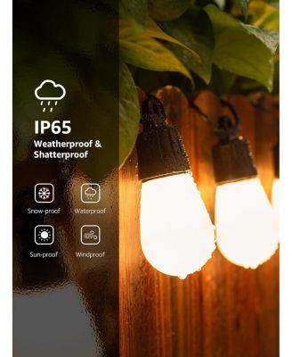 ZB1 – AI Smart RGBIC & Warm White, 30-Bulb, 100ft Outdoor String Lights