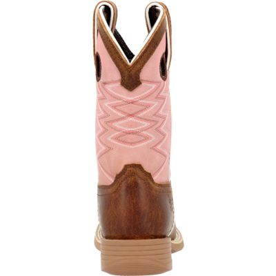 Kids Lil  Rebel by Kids  Dark Chestnut Bubblegum Western Boot