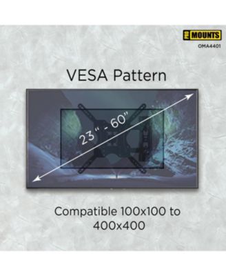 Full Motion TV Wall Mount for TVs 23" - 60" Up to 88 lbs