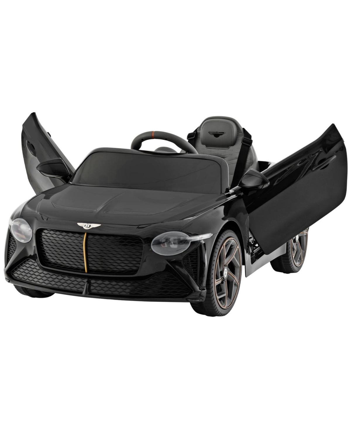 12V Battery Powered Licensed Bentley Bacalar Kids Ride-on Racer Car - Black