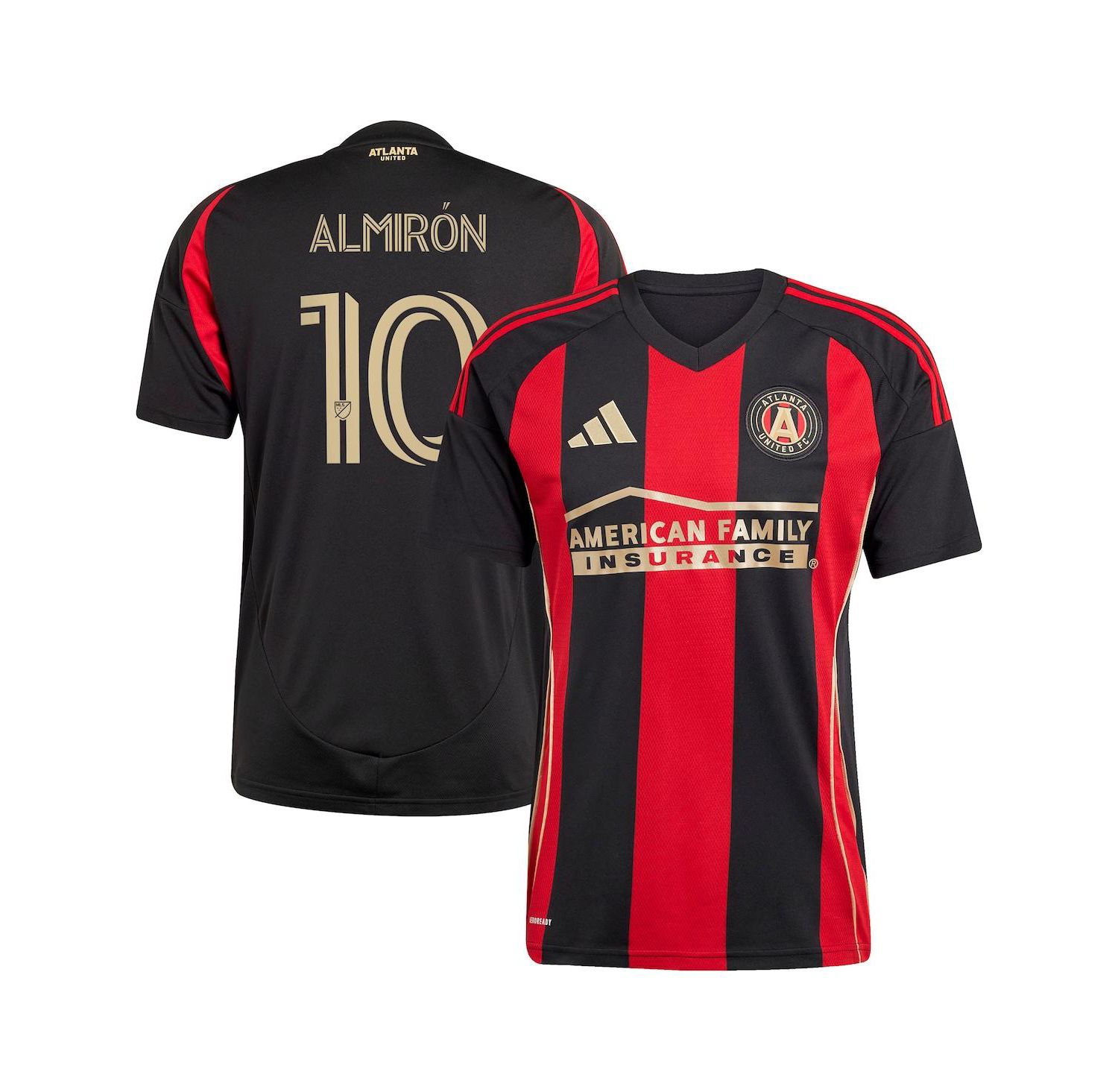 Men's Miguel Almiron Black Atlanta United FC 2025 The Connector Replica Player Jersey