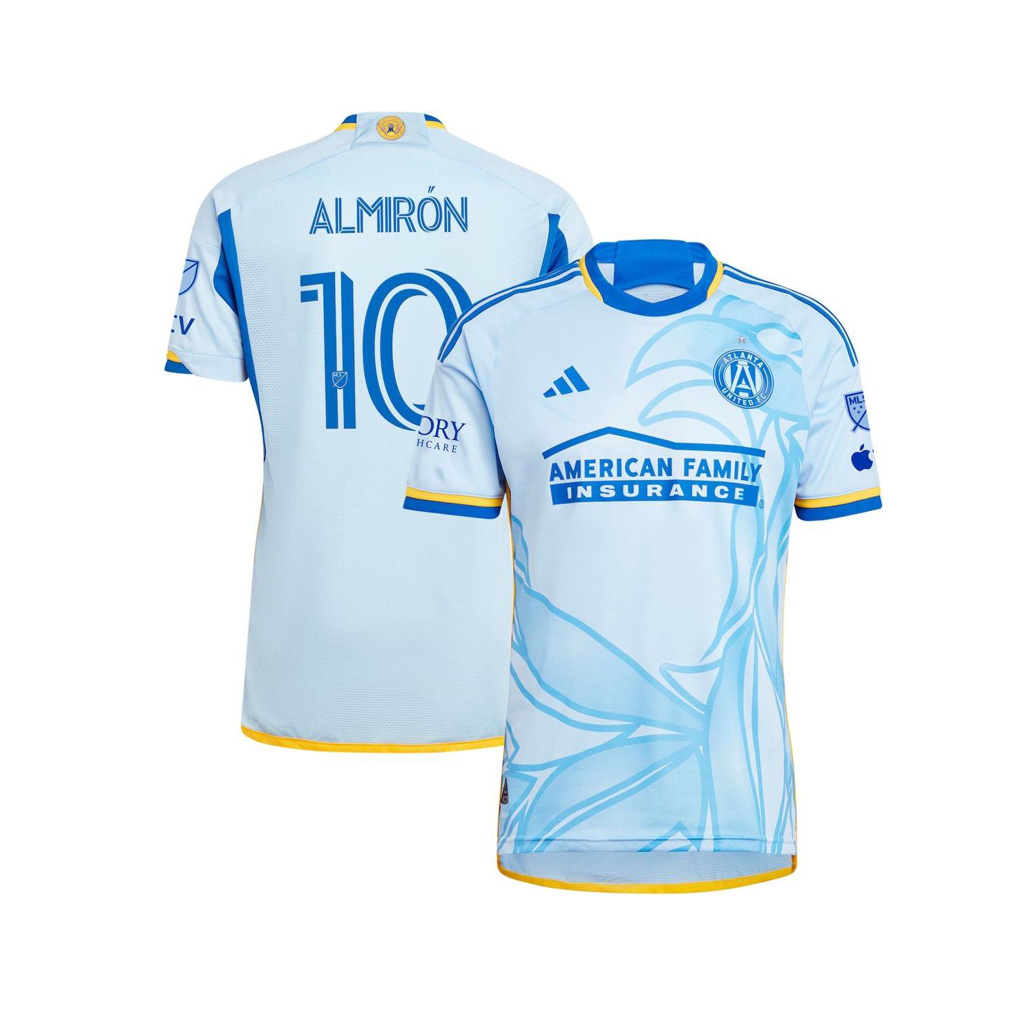 Men's Miguel Almiron Light Blue Atlanta United FC 2024 The Resurgens Kit Authentic Player Jersey