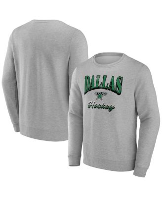 Fanatics - Men's Gray Dallas Stars Light the Candle Fleece Pullover Sweatshirt