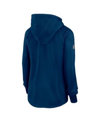 Women's Deep Sea Blue Seattle Kraken Authentic Pro Rink Fleece Full-Zip Jacket
