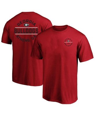 Fanatics - Men's Red Georgia Bulldogs Big Tall Fast Break 2 Hit T-Shirt