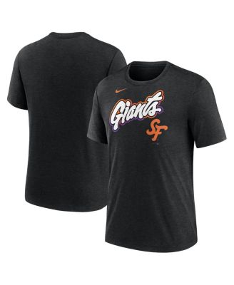 Nike - Men's Heather Black San Francisco Giants 2025 City Connect Tri-Blend T-Shirt