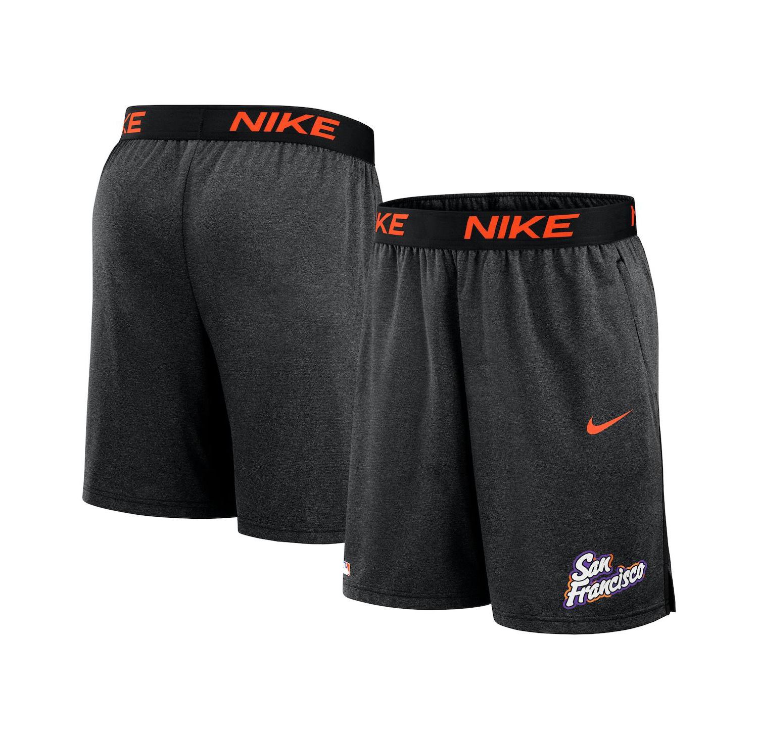 Men's Black San Francisco Giants 2025 City Connect Authentic Collection Knit Shorts