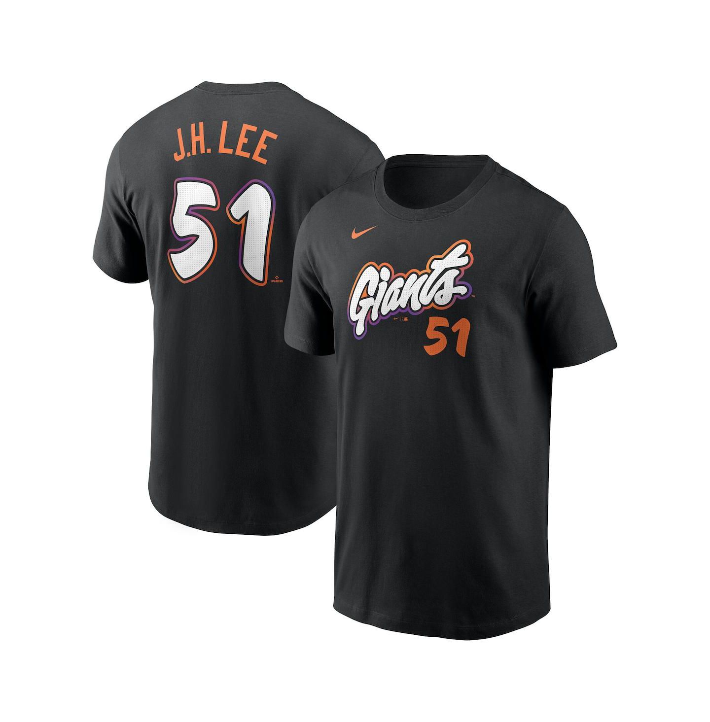 Мужская футболка Nike Jung Hoo Lee Anthracite San Francisco Giants 2025 City Connect Fuse Name & Number — фото 1