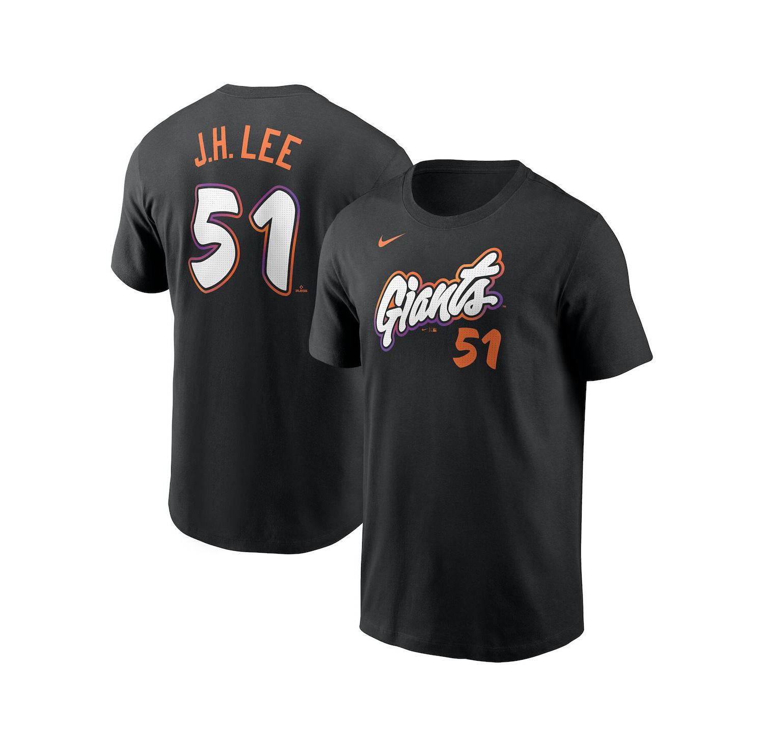 Men's Jung Hoo Lee Anthracite San Francisco Giants 2025 City Connect Fuse Name & Number T-Shirt