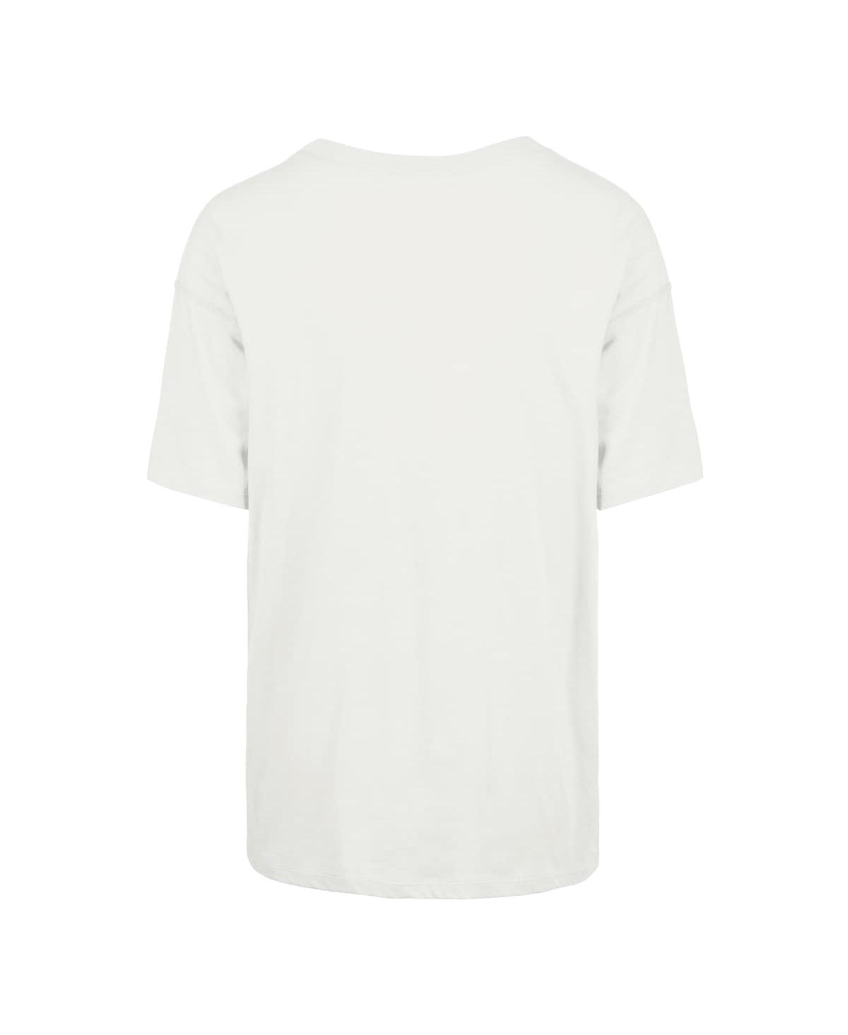 47 BRAND WOMEN'S WHITE DENVER NUGGETS CITY EDITION DOWN COURT SADIE T-SHIRT 