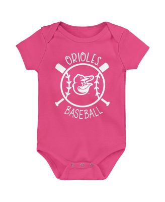 Infant 3-Pack Baltimore Orioles Slide Home Bodysuit Set