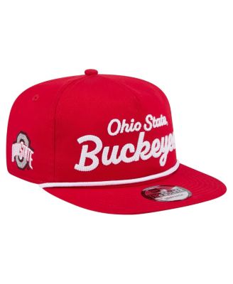 New Era - Men's Scarlet Ohio State Buckeyes Adventure Team Text Golfer Snapback Hat