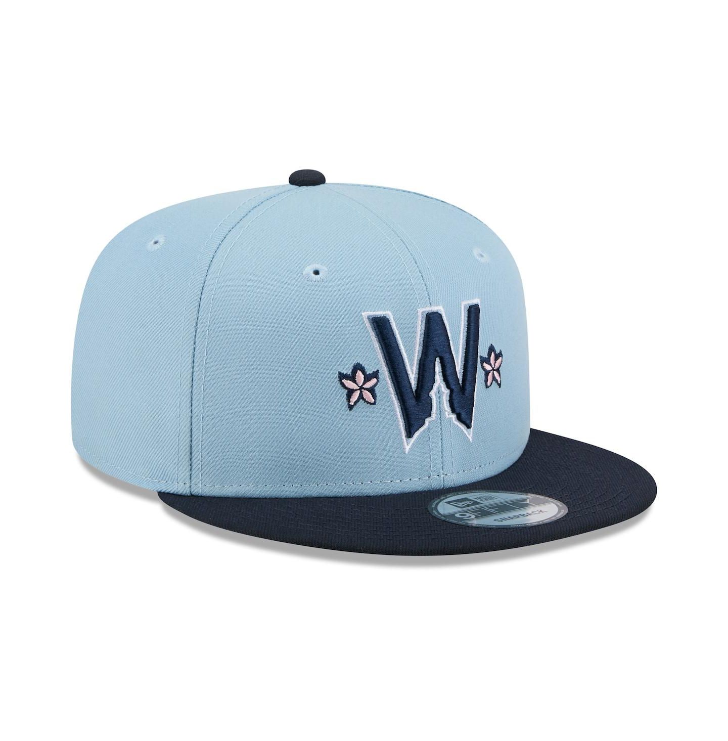Мужская кепка New Era Light Blue/Navy Washington Nationals 2025 City Connect 9FIFTY Snapback Hat — фото 5