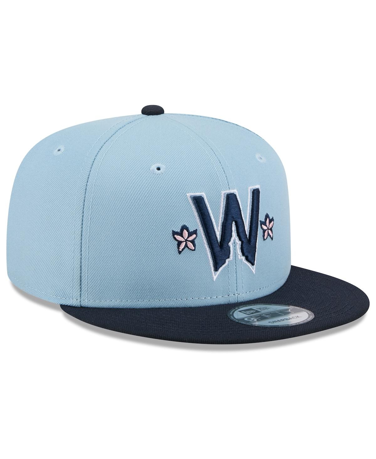 NEW ERA MEN'S LIGHT BLUE/NAVY WASHINGTON NATIONALS 2025 CITY CONNECT 9FIFTY SNAPBACK HAT 