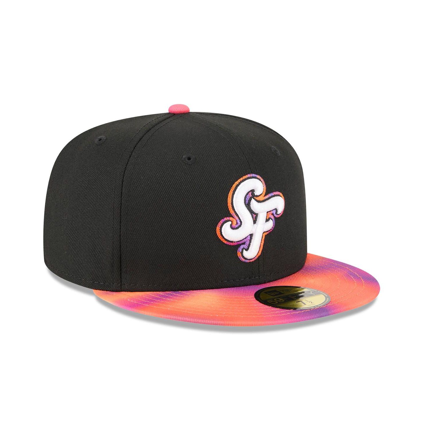 Мужская кепка New Era Black/Orange San Francisco Giants 2025 City Connect 59FIFTY Fitted Hat — фото 4