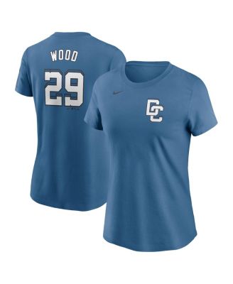 Nike - Women's James Wood Blue Washington Nationals 2025 City Connect Fuse Name Number 2.0 T-Shirt