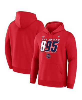 Fanatics - Men's Alexander Ovechkin Athletic Red Washington Capitals NHL All-Time Leading Goal Scorer The Great 895 Pullover Hoodie