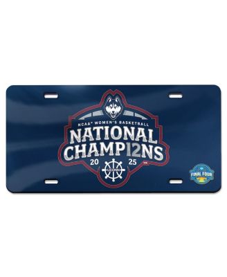 Wincraft - UConn Huskies 2025 NCAA Women's Basketball National Champions Laser-Cut Metal License Plate Frame