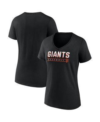 Fanatics - Women's&nbsp; Black San Francisco Giants V-Neck T-Shirt