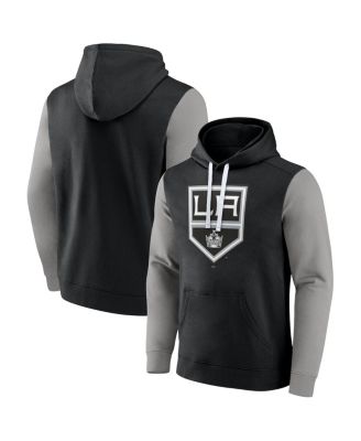 Fanatics - Men's Black Los Angeles Kings Team Pullover Hoodie