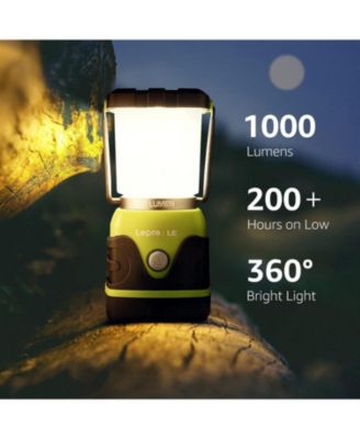1000LM Battery Powered LED Camping Lantern, Waterproof with 4 Light Modes,Not Rechargeable, Ideal for Camping, Emergency, Power Outages, 2-Pack
