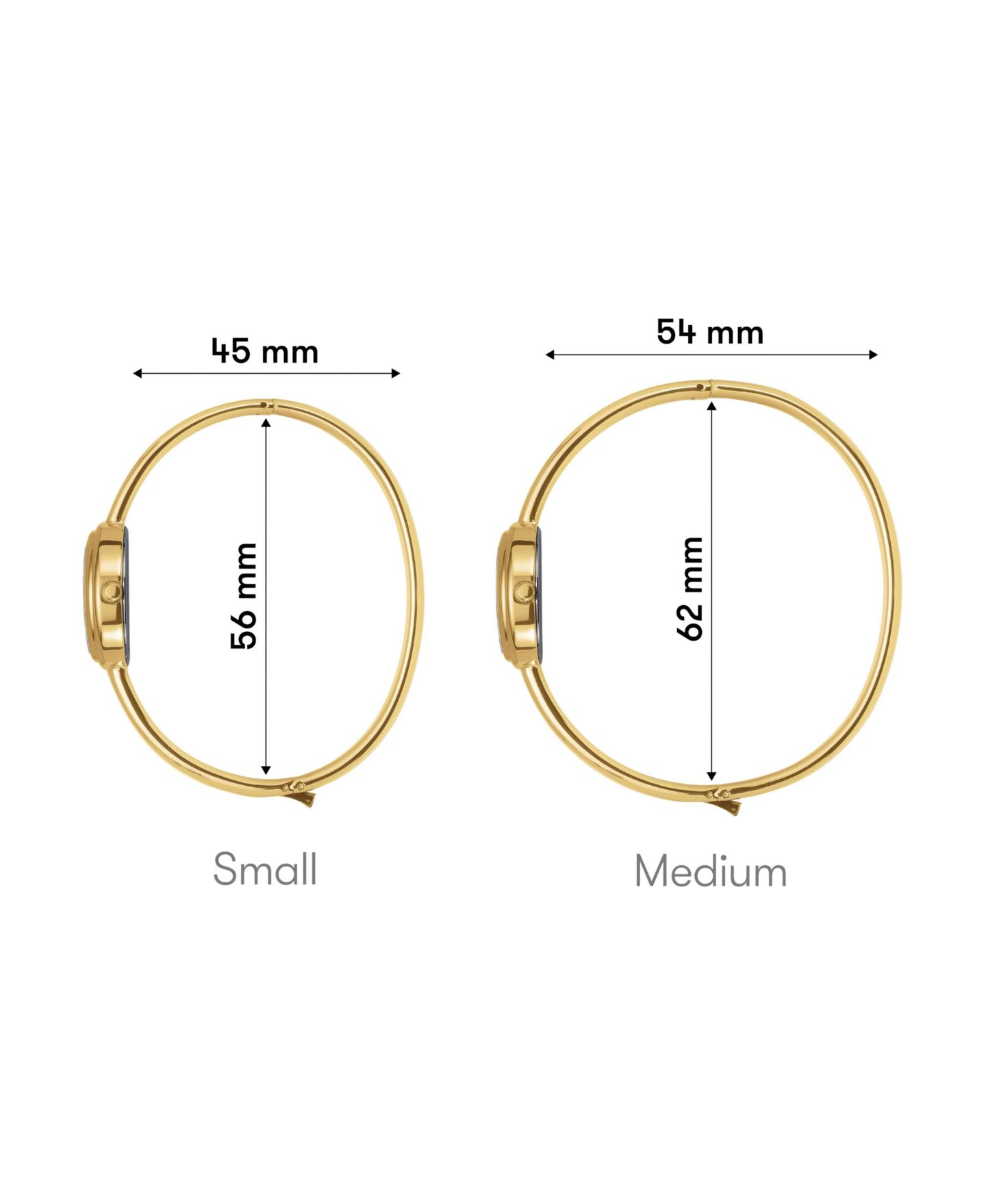Женские часы Rosefield Bangle Gold tone Stainless Steel Bracelet Watch 23.5mm, цвет: Золотой — фото 3