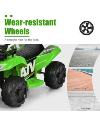 6V Kids ATV Quad Electric Ride On Car with LED Light and MP3