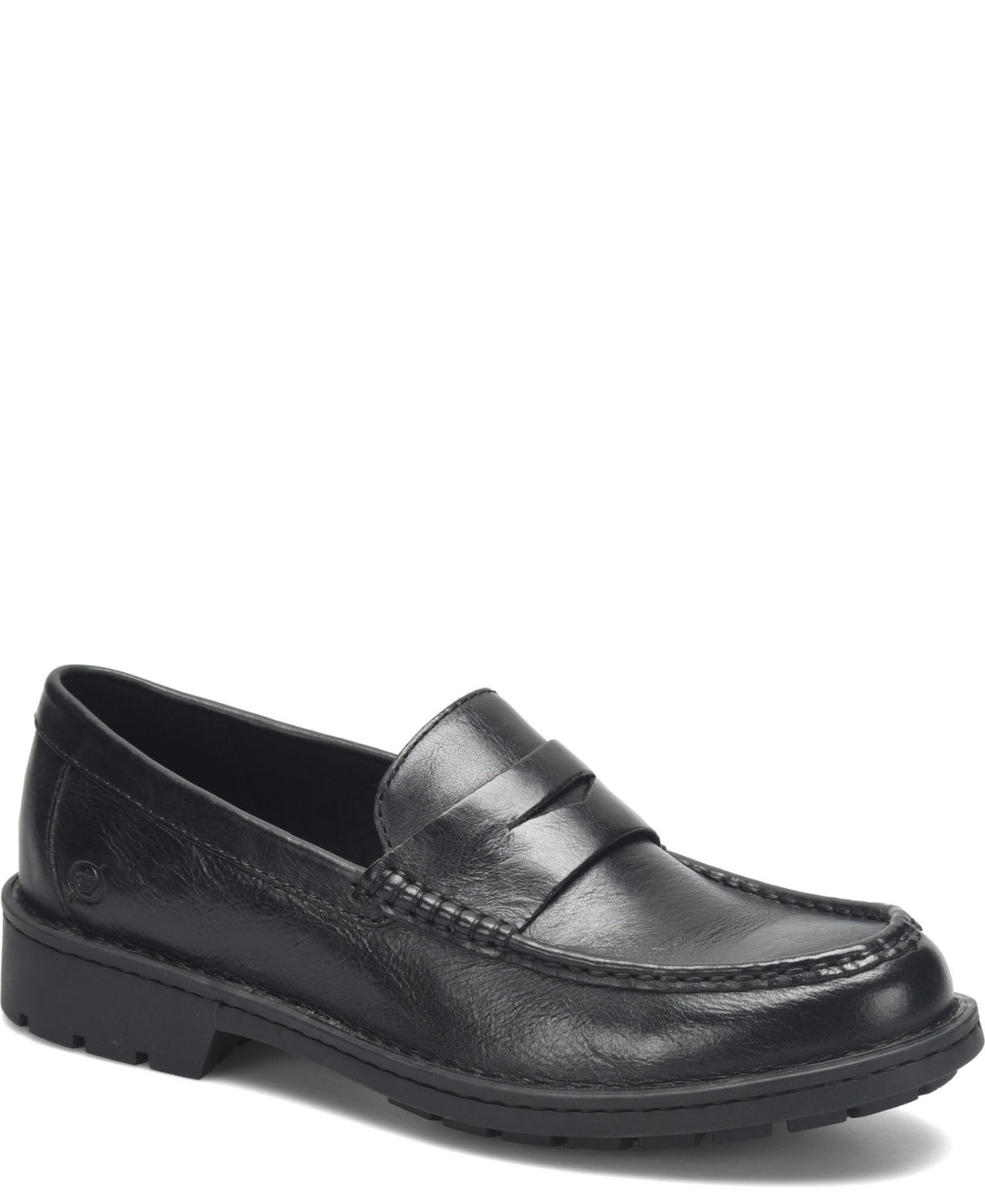 Born Men's Langley Leather Slip On Penny Loafers