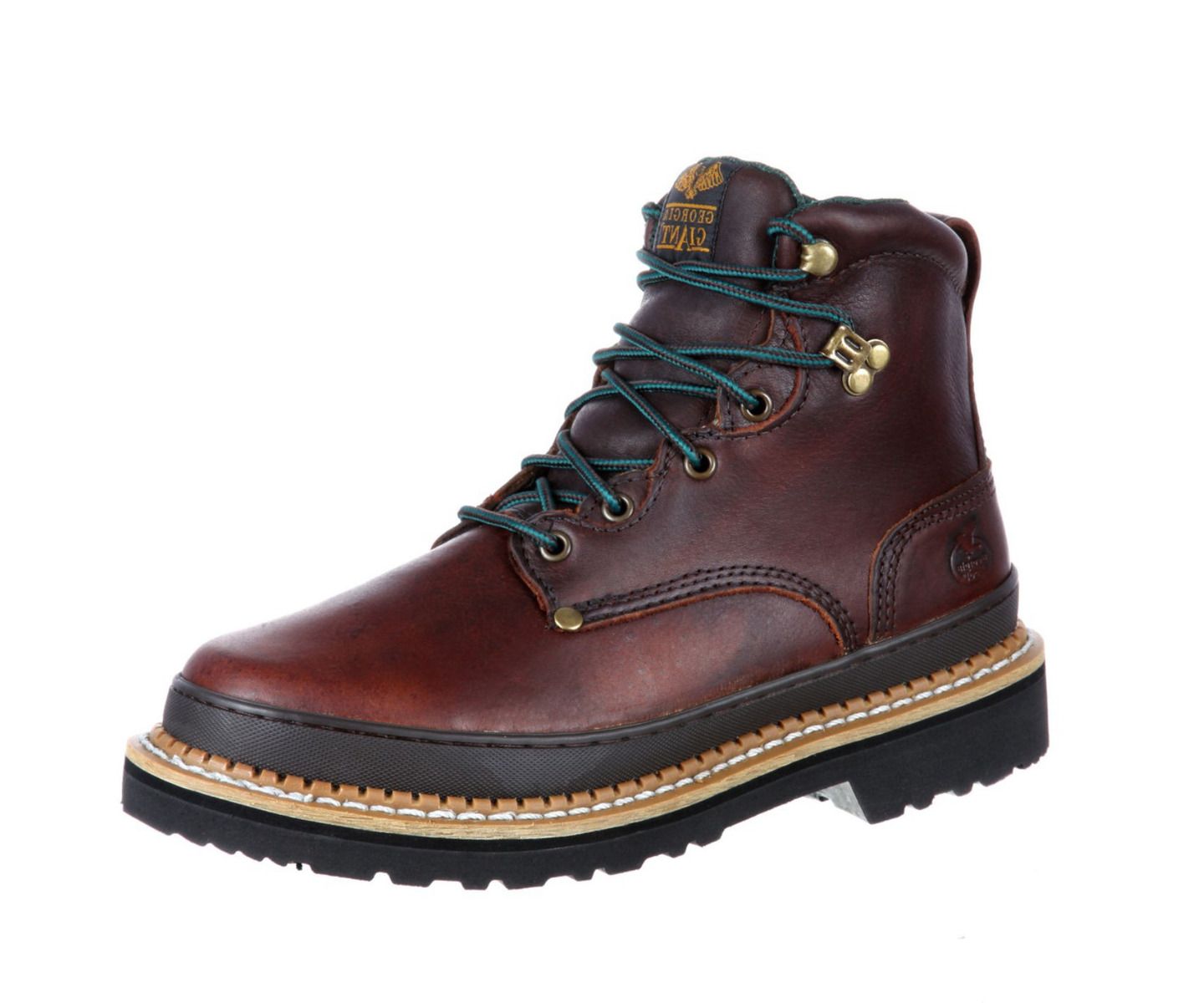 Мужские ботинки GEORGIA BOOT Georgia Giant 6" Soggy Brown Steel Toe Work Boot, цвет: Коричневый — фото 9