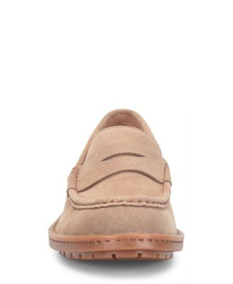 Men's Langley Suede Leather Slip On Penny Loafers