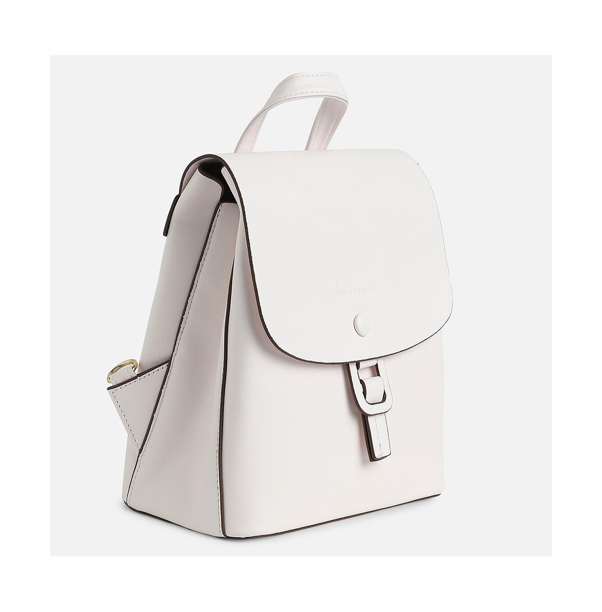 Women's The Flap-Buckle Backpack - White