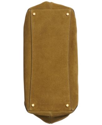 Glenwood Suede Shoulder with Beaded Tassel Detail