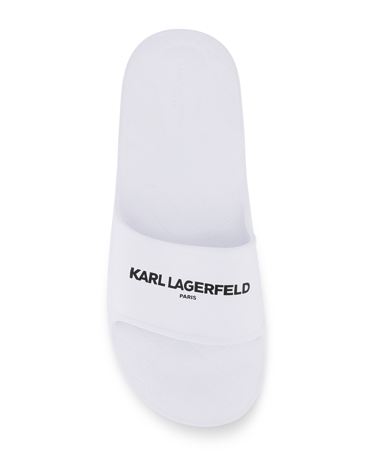 Karl Lagerfeld Men's Karl Logo Print Slides