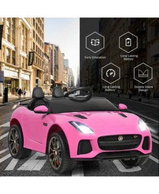 12V Jaguar F-Type SVR Licensed Kids Ride On Car