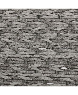 Streamdale Premium Grey Rattan Chaise Lounge Stylish Summertime Comfort