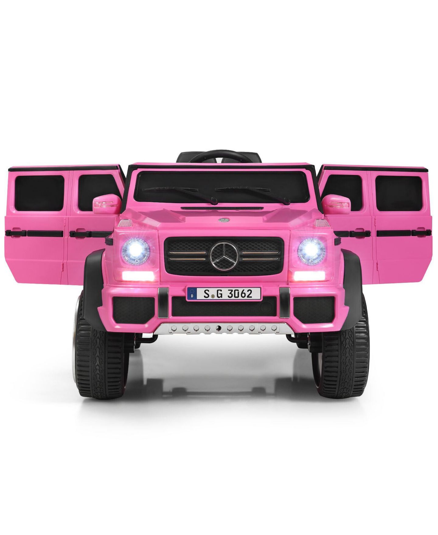 Детская игрушка Mecale 12V Licensed Mercedes-Benz Kids Ride-On Car, цвет: Розовый — фото 1