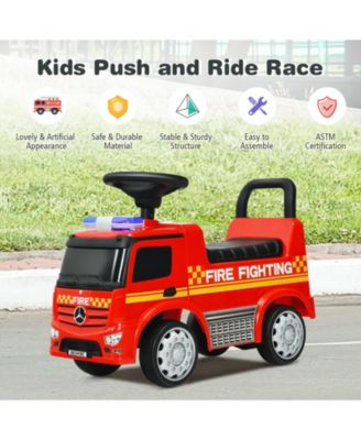 Licensed Mercedes Benz Sliding Ride On Push Car for 1-3 Years Toddlers